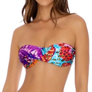 Luli Fama S CUBANA PELIGROSA Twisted Bandeau Top